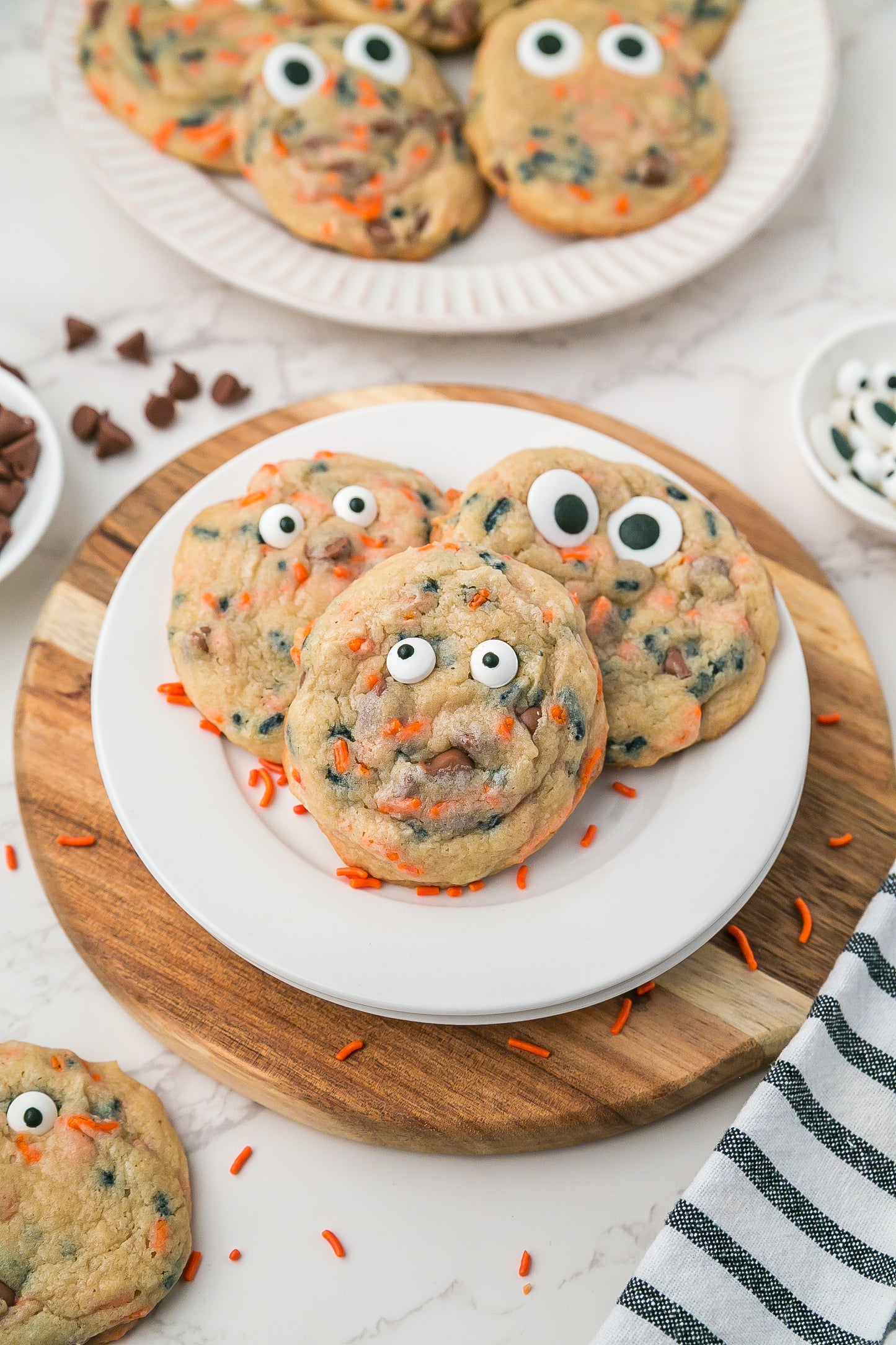 Halloween Chocolate Chip Cookies
