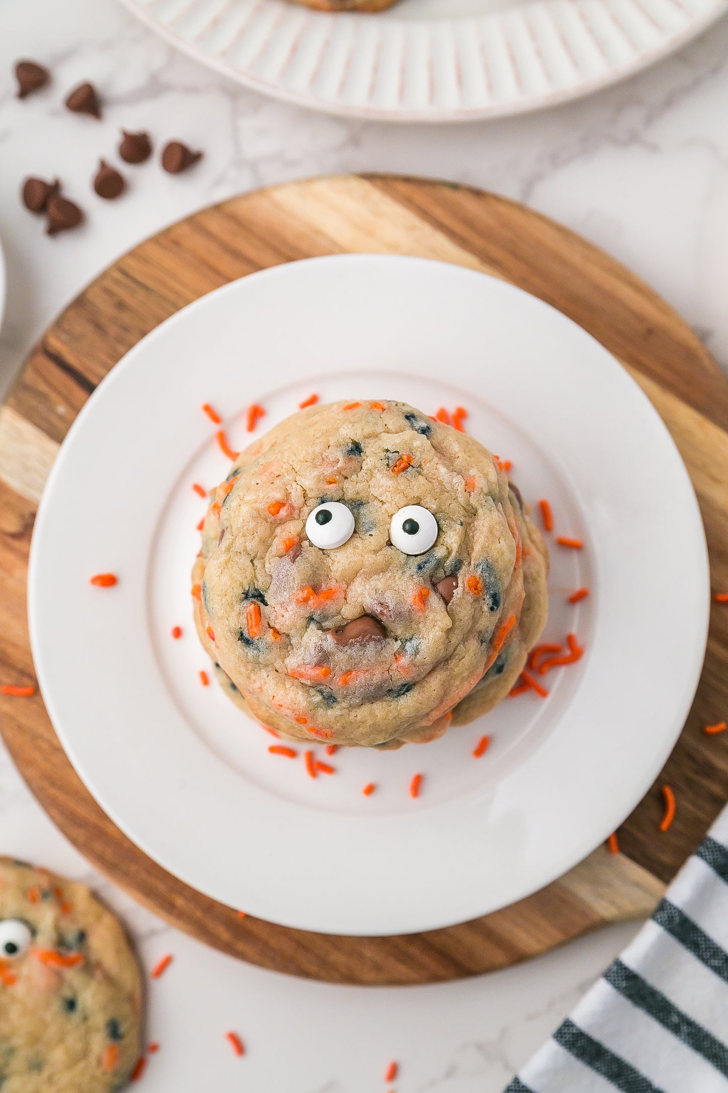 Halloween Chocolate Chip Cookies