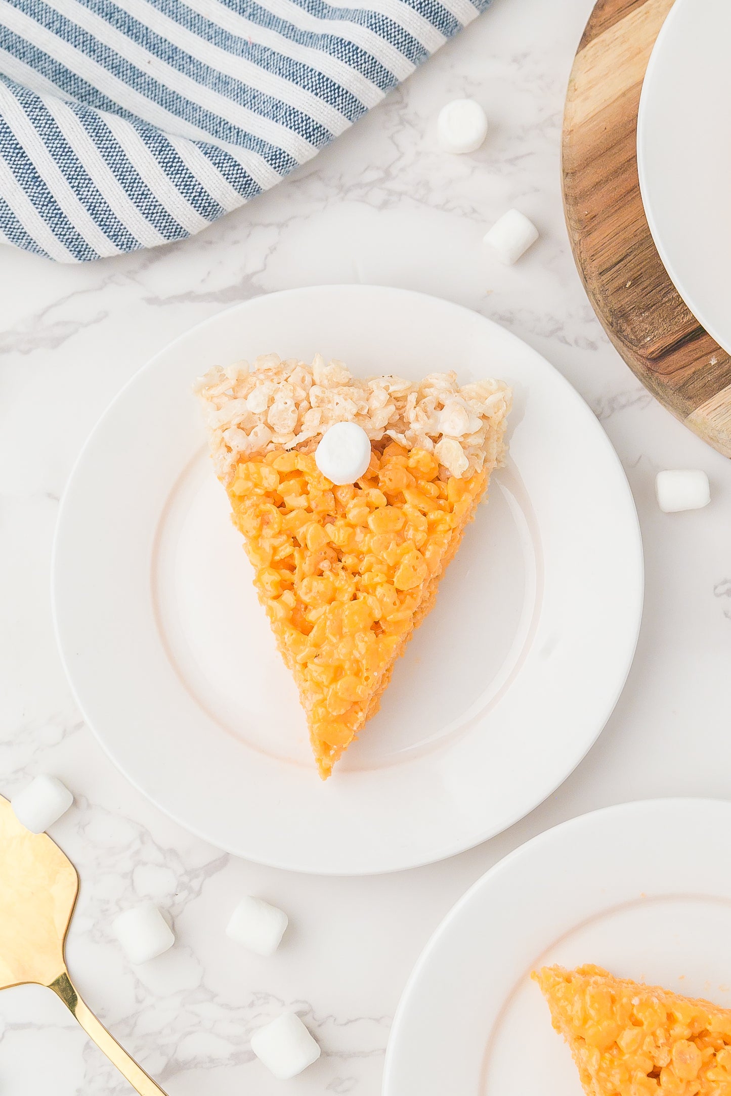 Pumpkin Pie Rice Krispie Treats