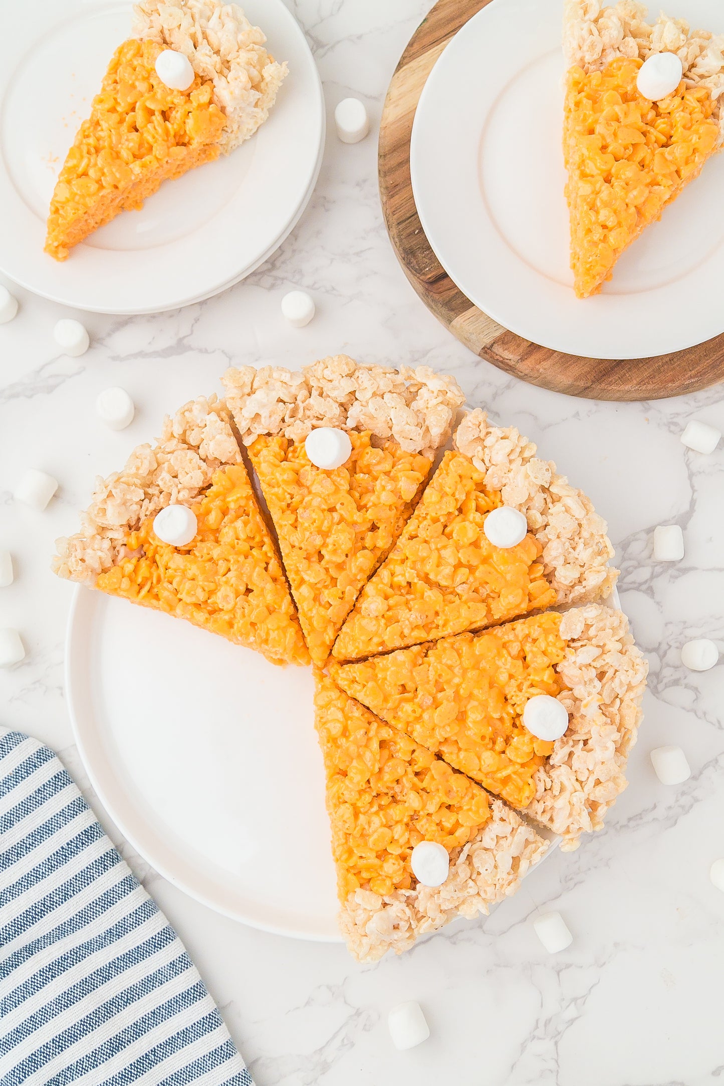 Pumpkin Pie Rice Krispie Treats