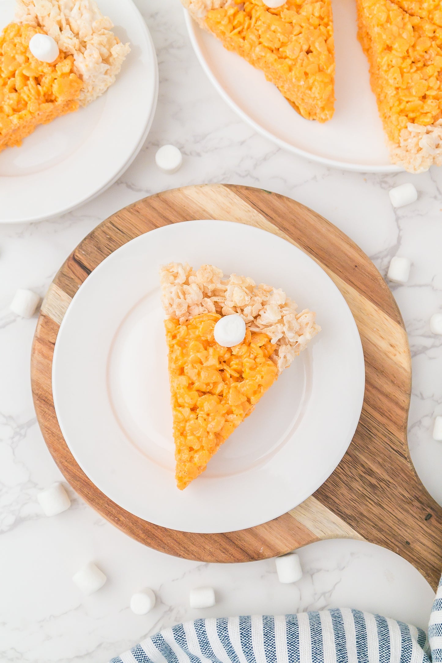 Pumpkin Pie Rice Krispie Treats