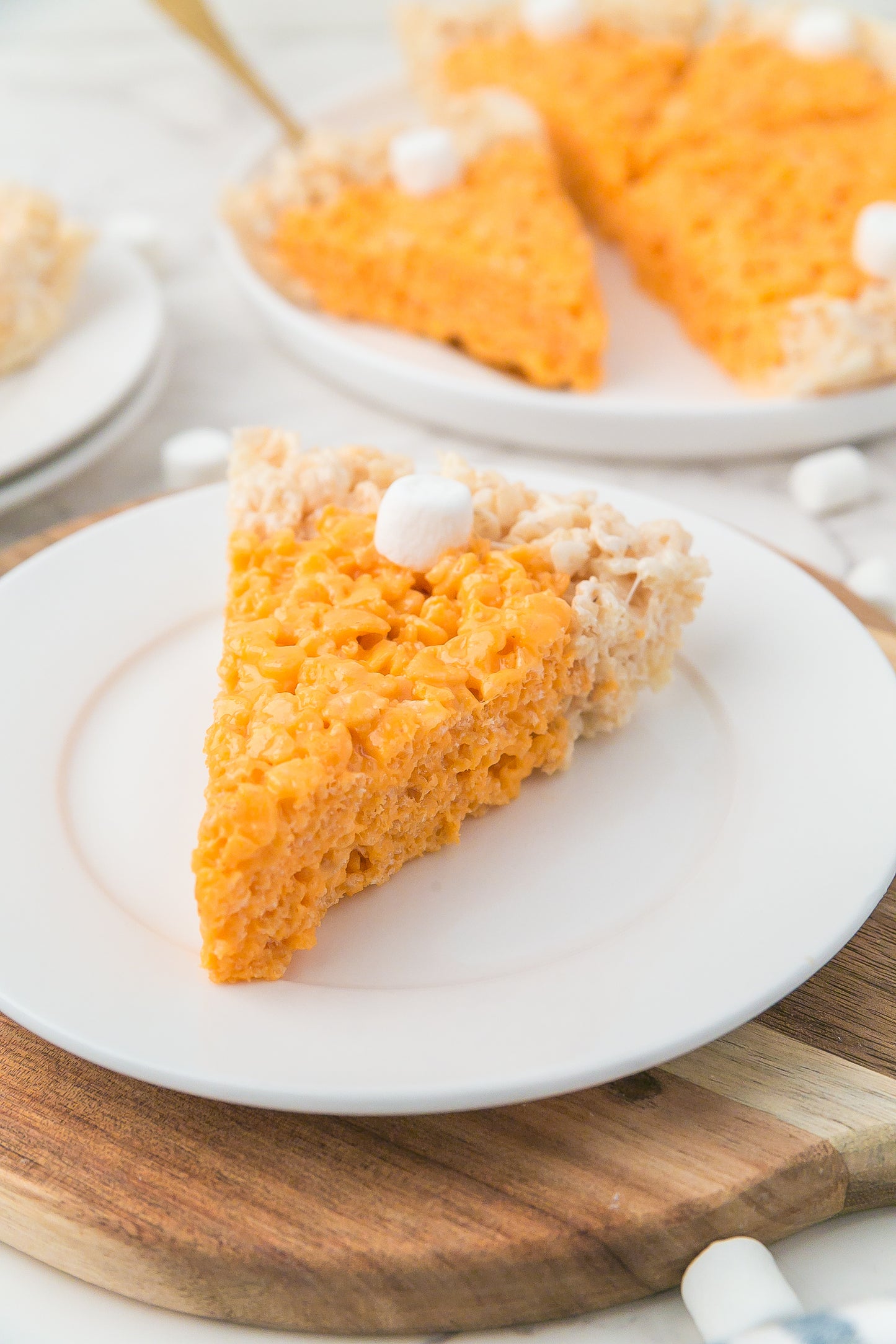 Pumpkin Pie Rice Krispie Treats