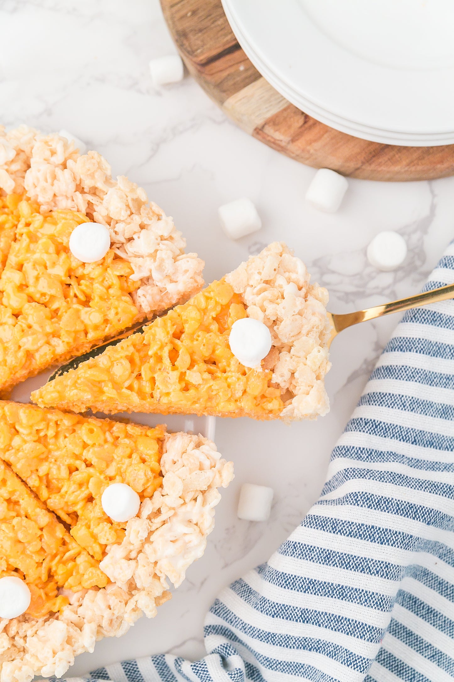 Pumpkin Pie Rice Krispie Treats