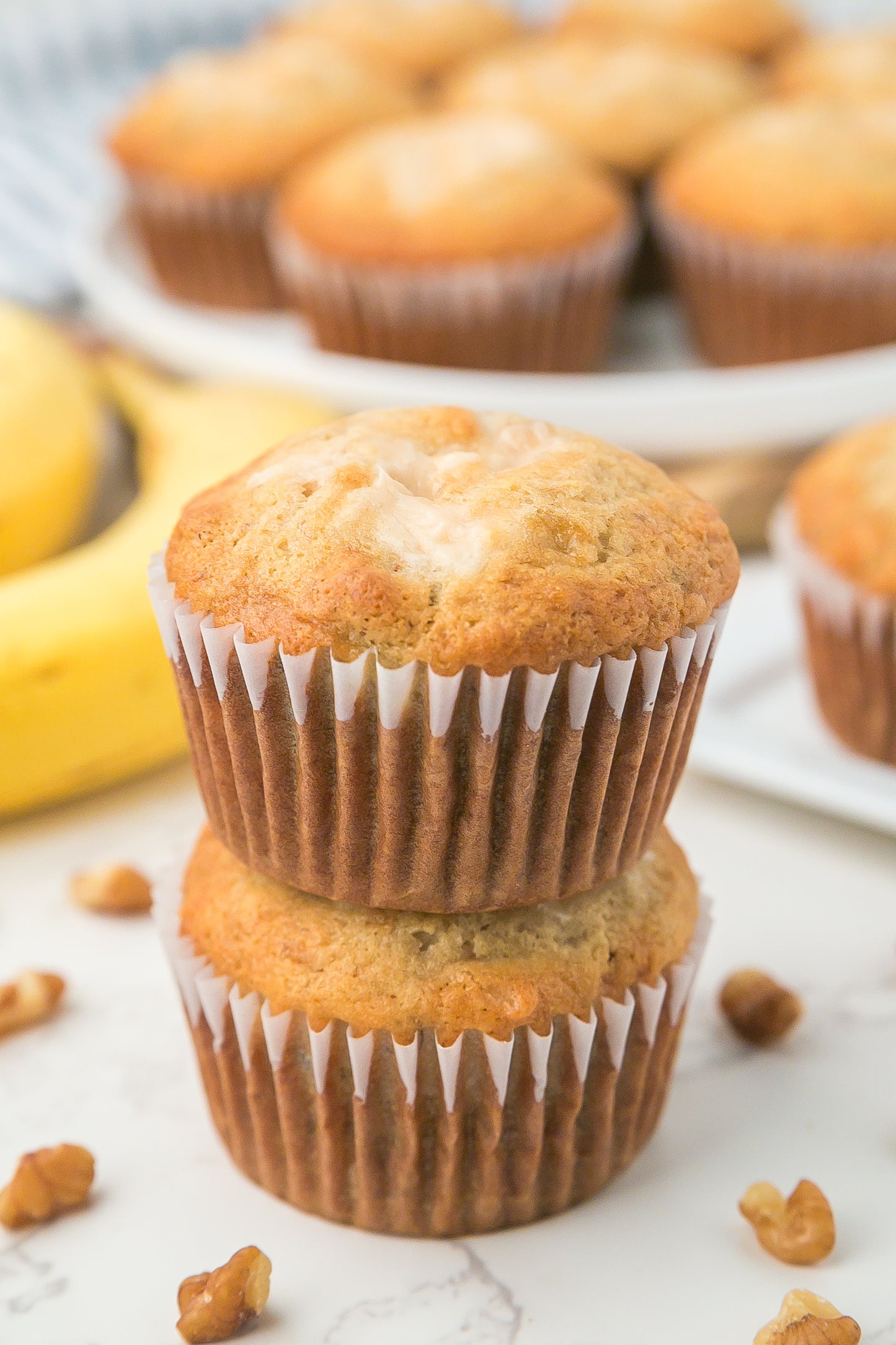 Banana Cream Cheese Muffins