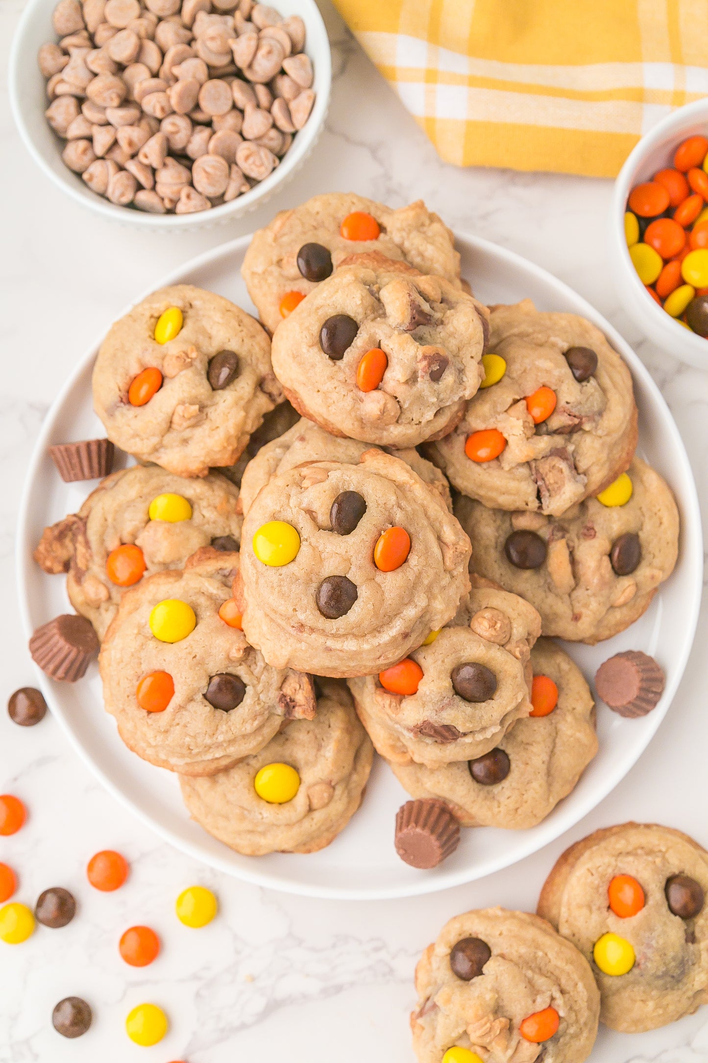 Loaded Reese's Peanut Butter Cookies