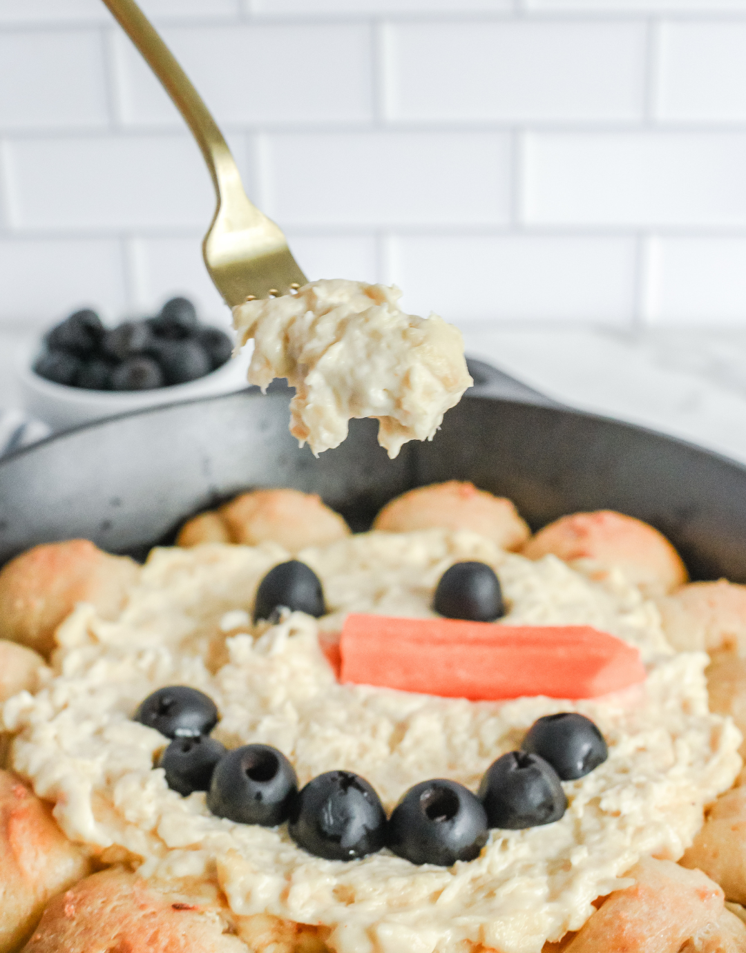 FINAL SALE - Skillet Snowman Dip