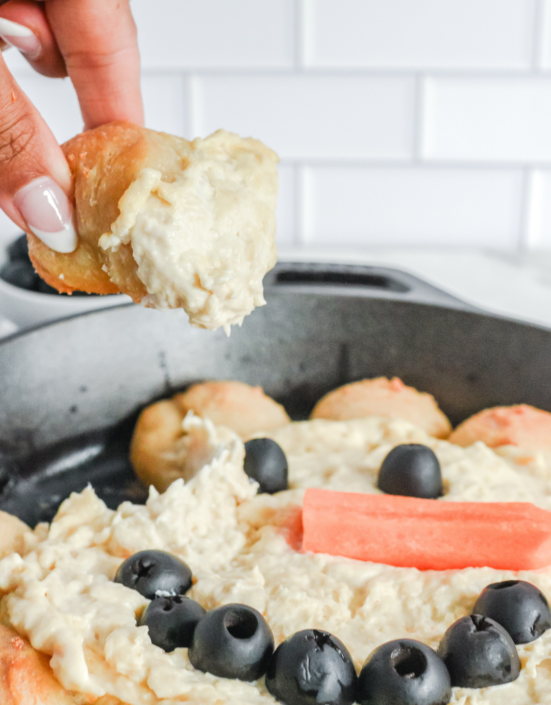 FINAL SALE - Skillet Snowman Dip