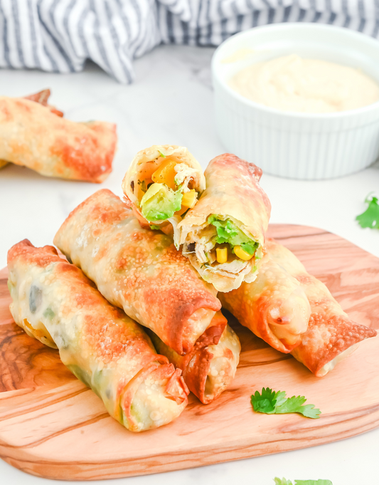 $79 SALE -Air Fryer Southwest Chicken Egg Rolls