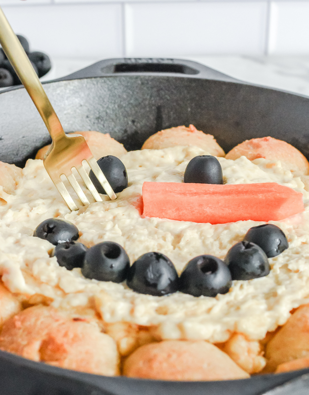 FINAL SALE - Skillet Snowman Dip