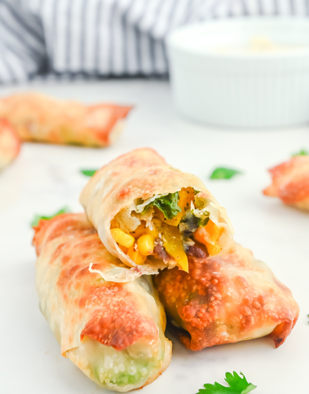 $79 SALE -Air Fryer Southwest Chicken Egg Rolls