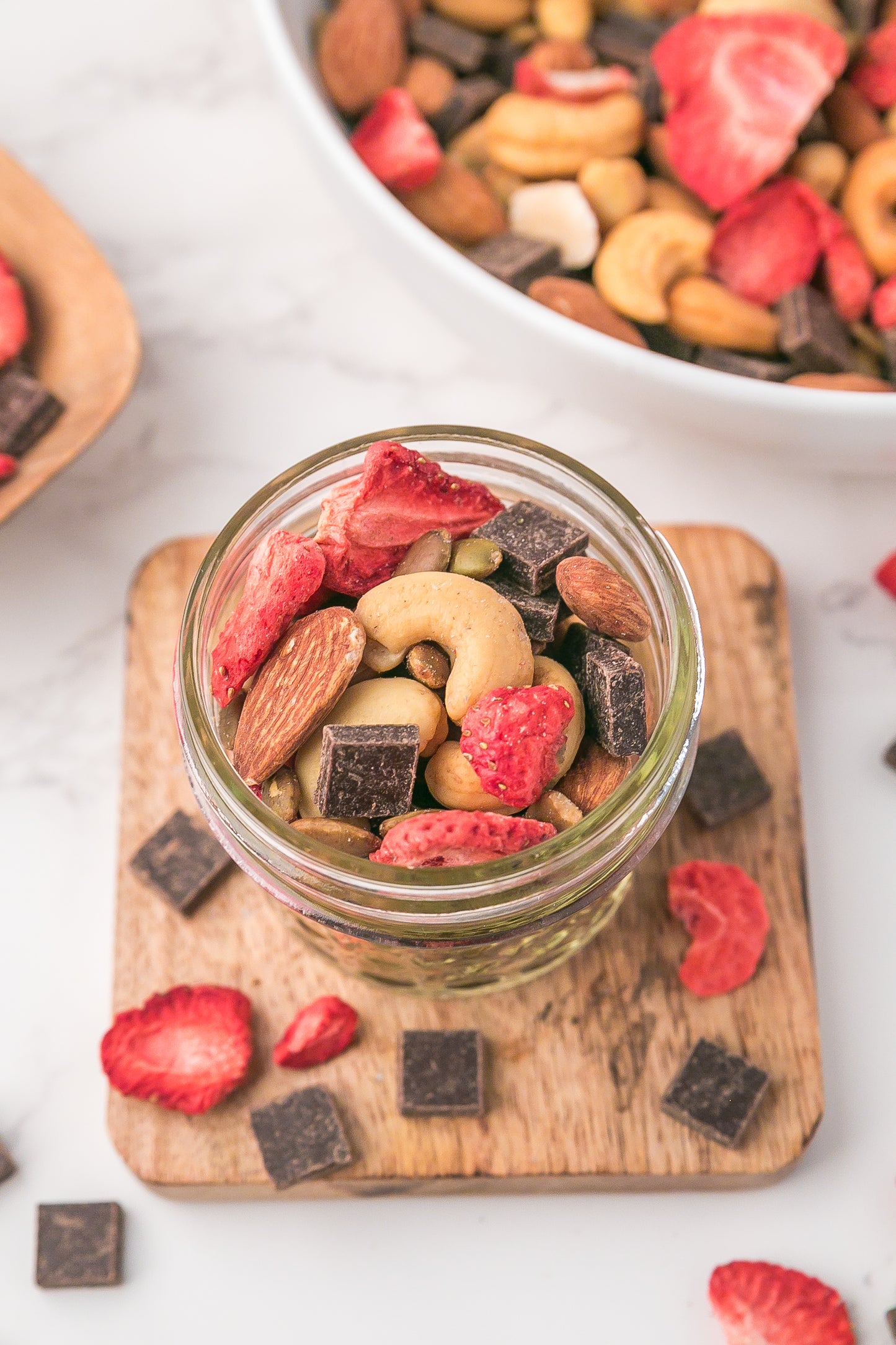 Clearance - Dark Chocolate & Strawberry Trail Mix