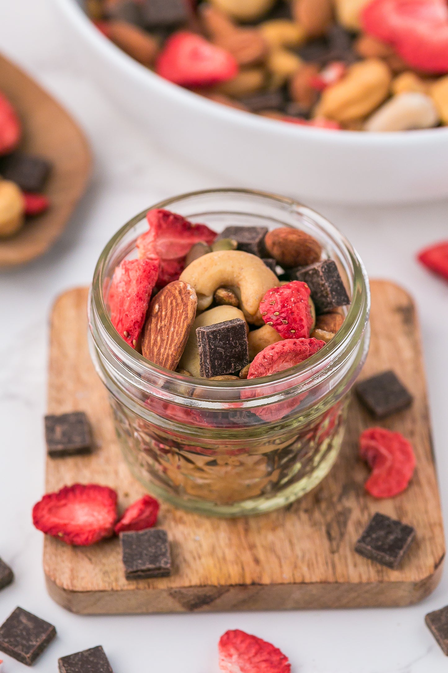 Clearance - Dark Chocolate & Strawberry Trail Mix