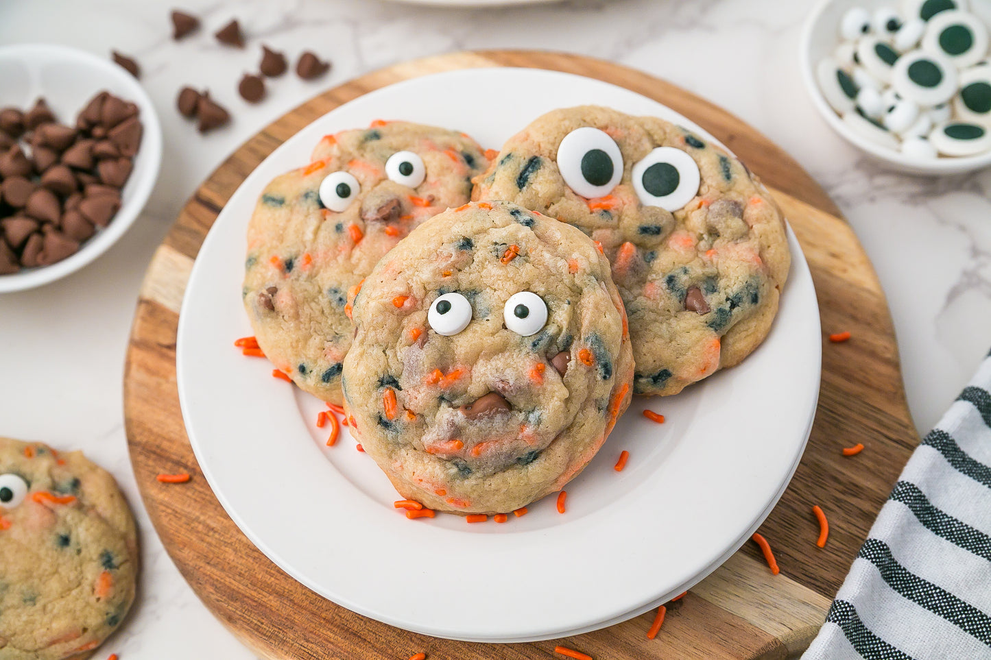 Halloween Chocolate Chip Cookies