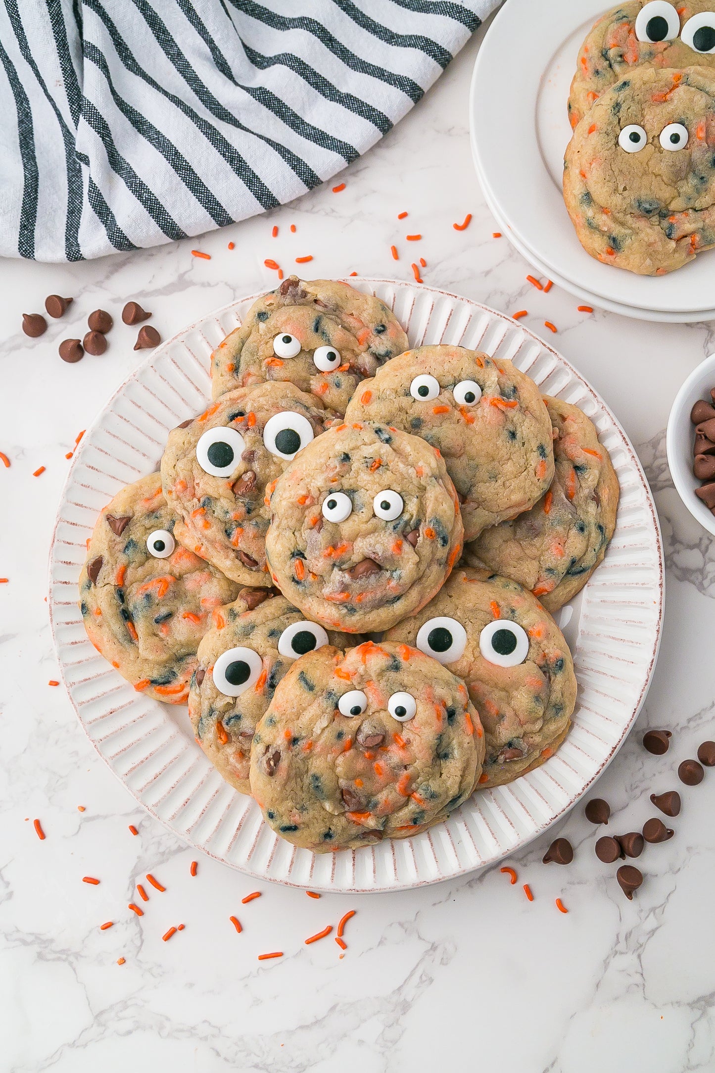 Halloween Chocolate Chip Cookies