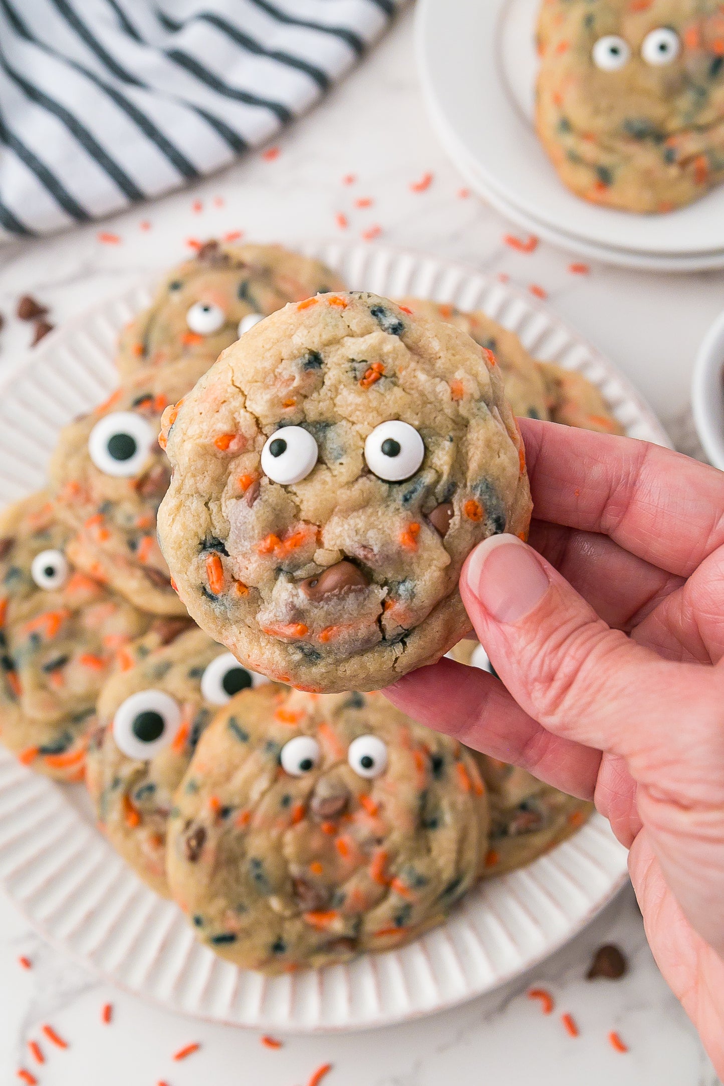Halloween Chocolate Chip Cookies