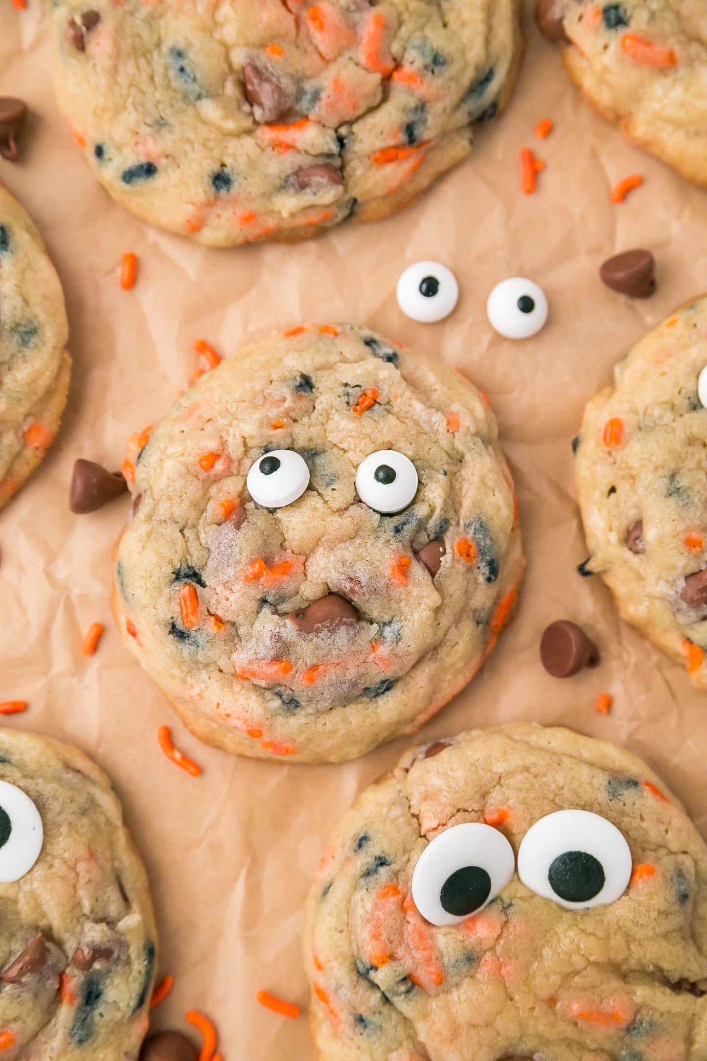 Halloween Chocolate Chip Cookies