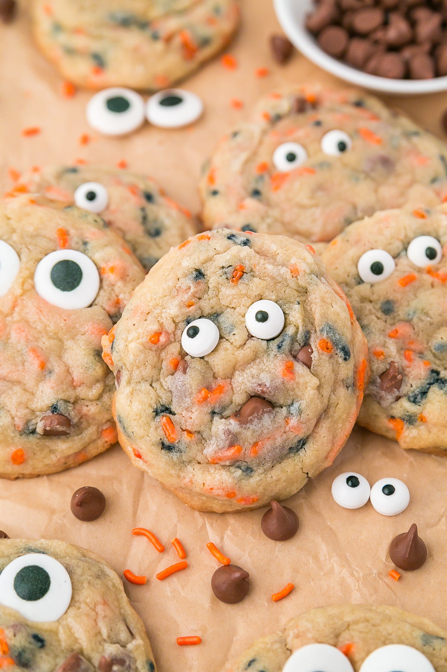 Halloween Chocolate Chip Cookies