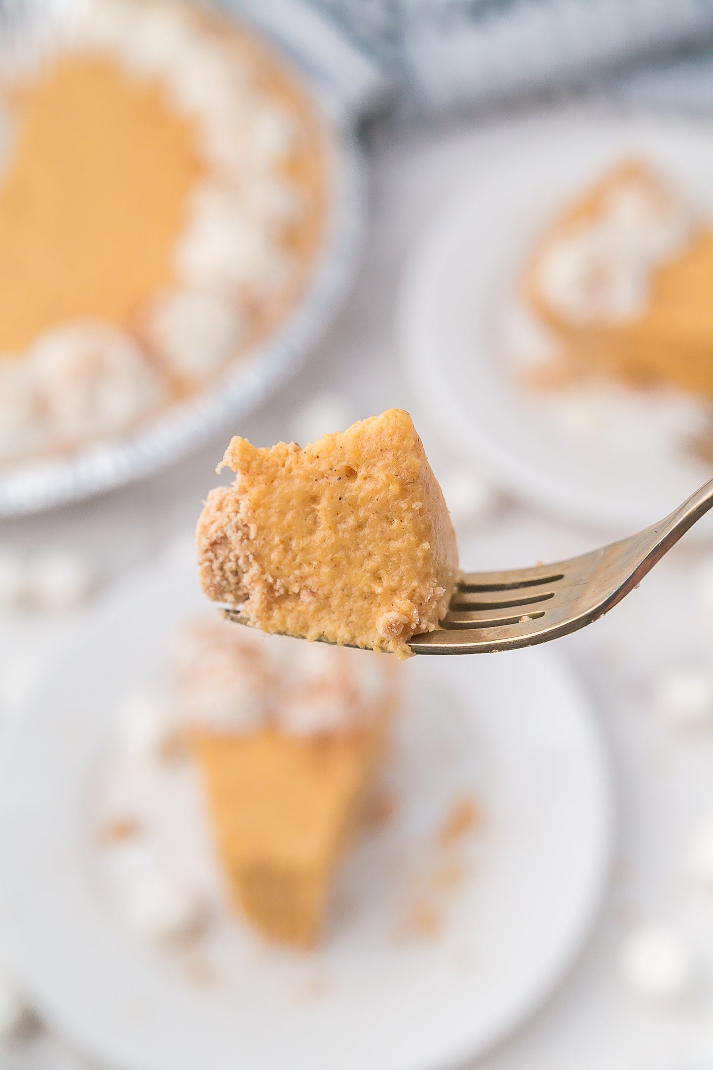 No-Bake Marshmallow Pumpkin Pie