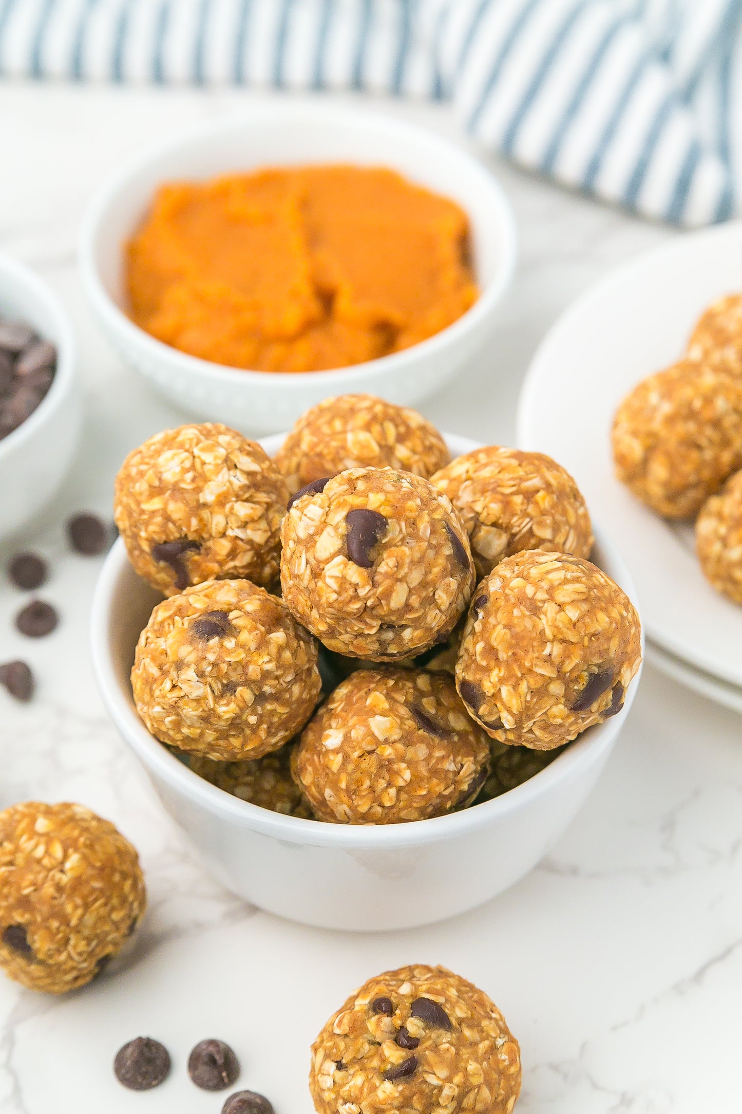 Pumpkin Chocolate Chip Protein Balls