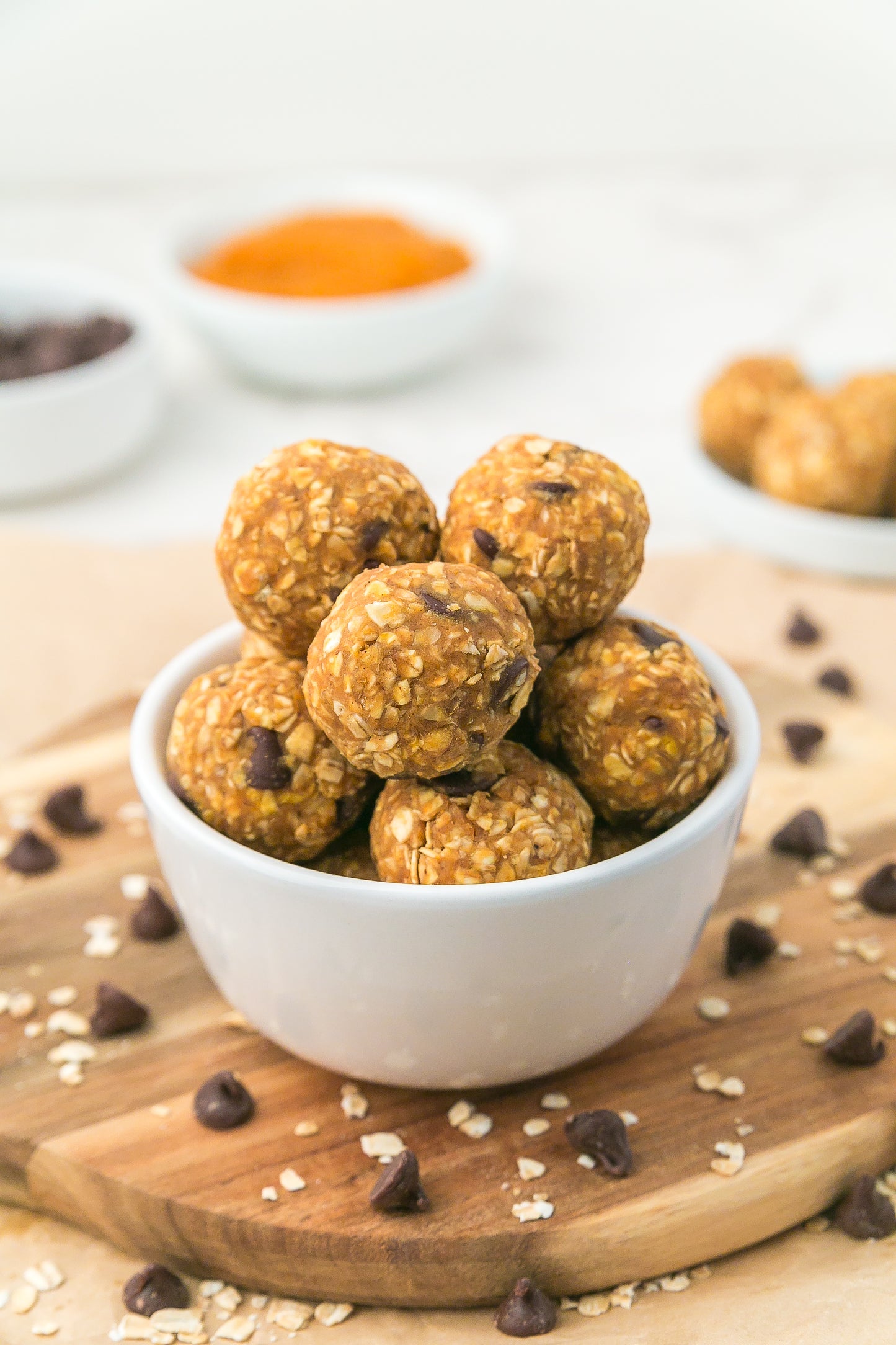 Pumpkin Chocolate Chip Protein Balls