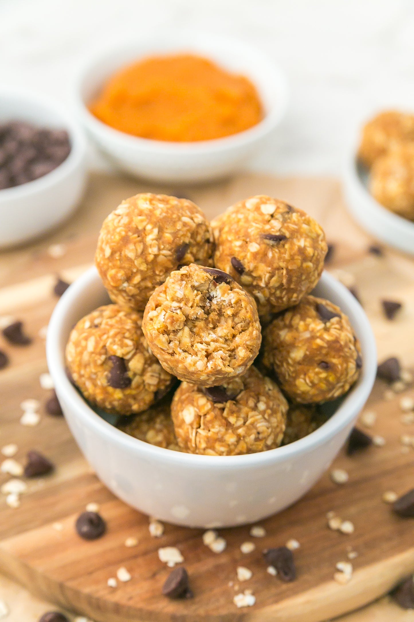 Pumpkin Chocolate Chip Protein Balls