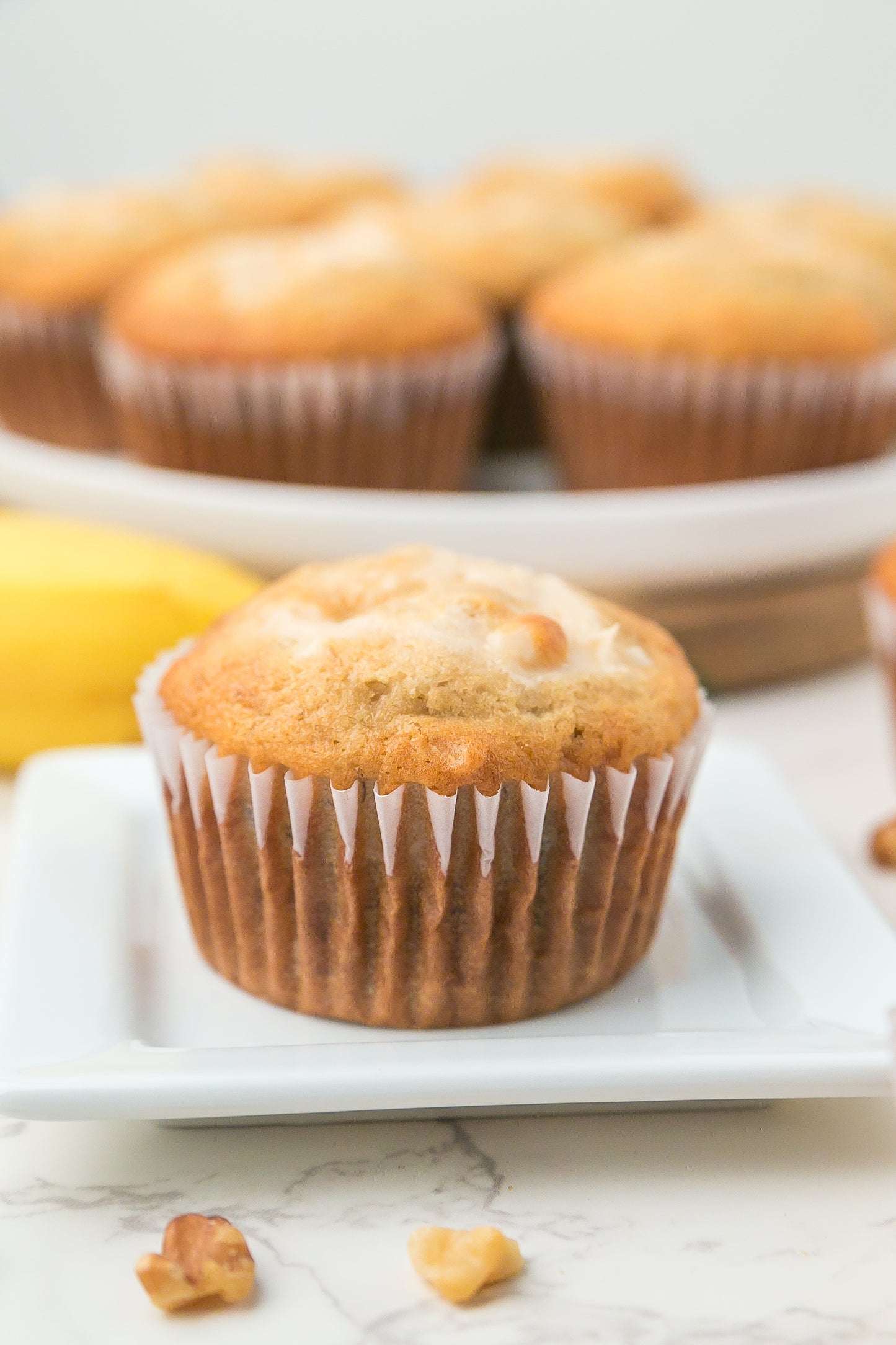 Banana Cream Cheese Muffins