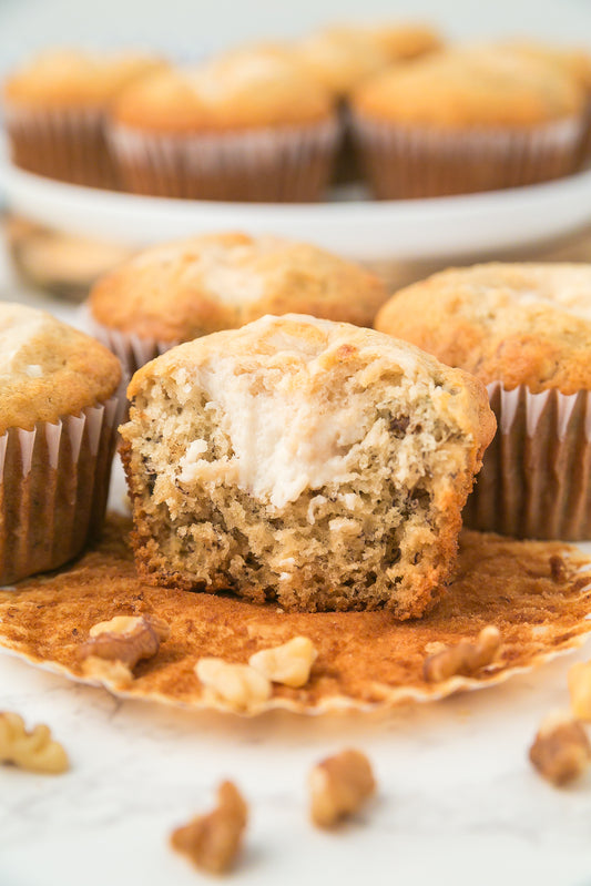 Banana Cream Cheese Muffins