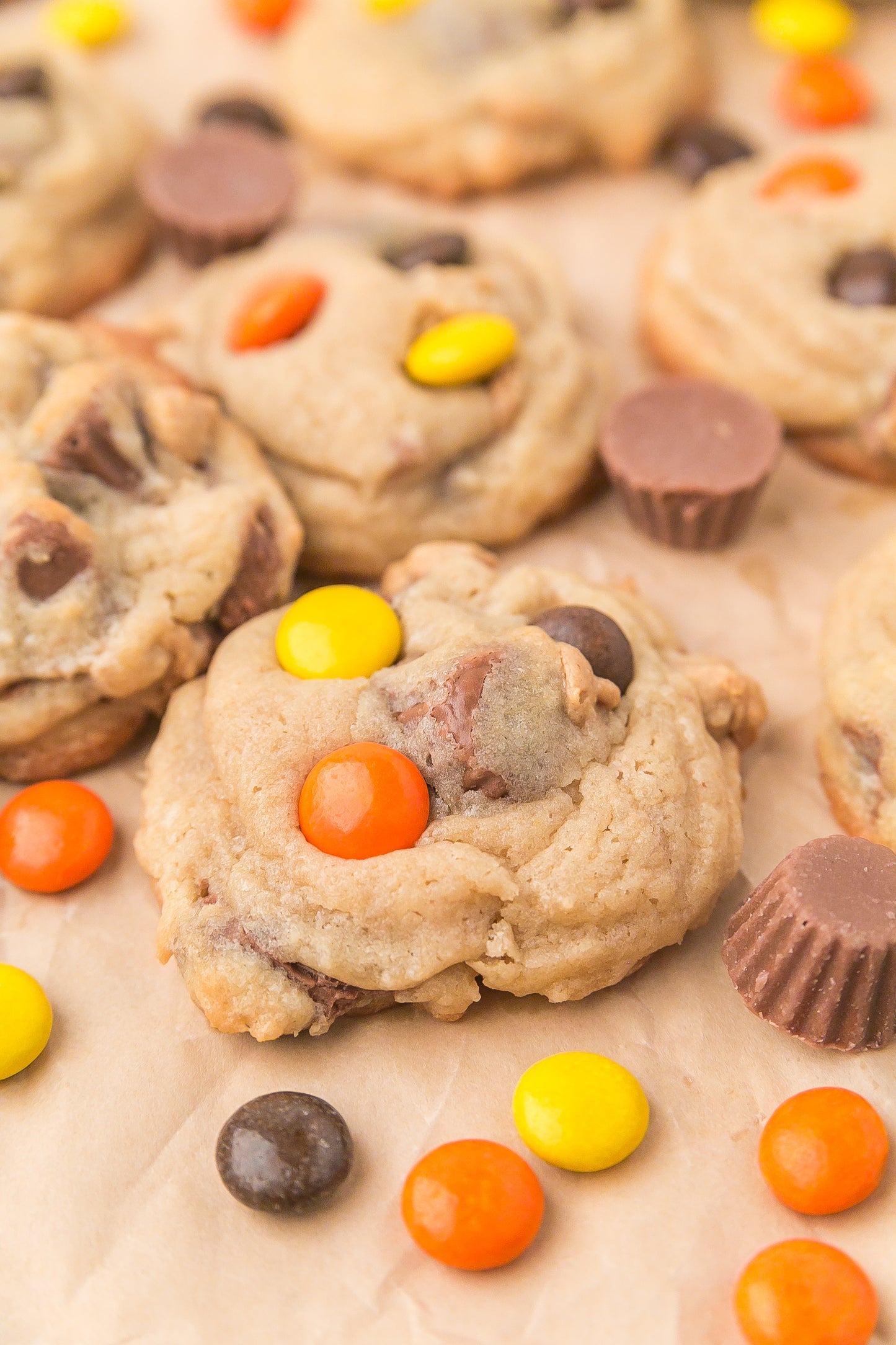 Loaded Reese's Peanut Butter Cookies