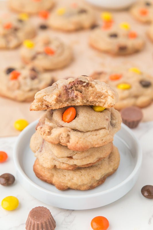 Loaded Reese's Peanut Butter Cookies