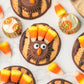 Fudge Stripe Turkey Cookies