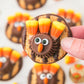 Fudge Stripe Turkey Cookies