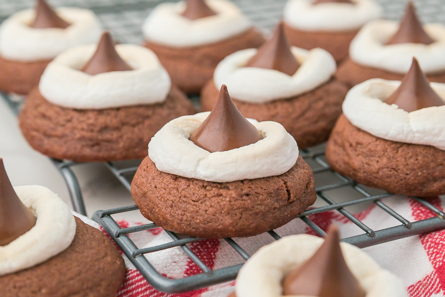 Hot Cocoa Blossom Cookies