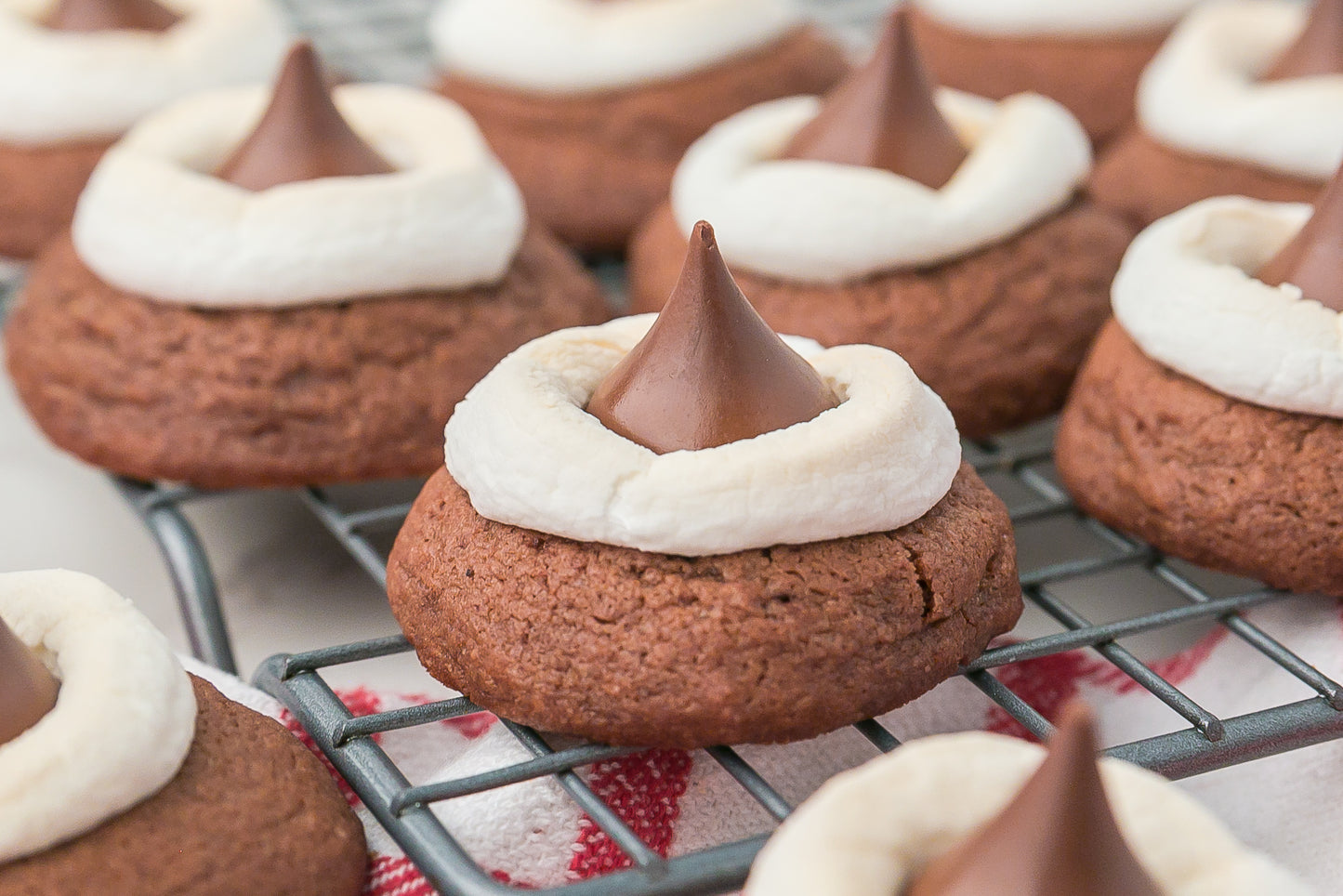 Hot Cocoa Blossom Cookies