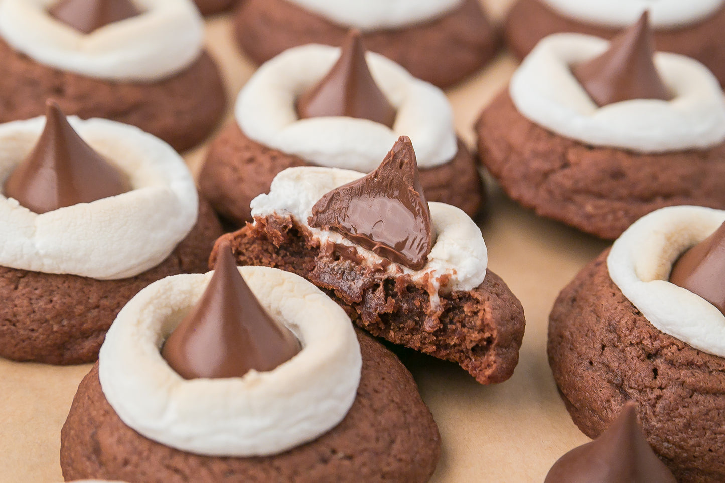 Hot Cocoa Blossom Cookies