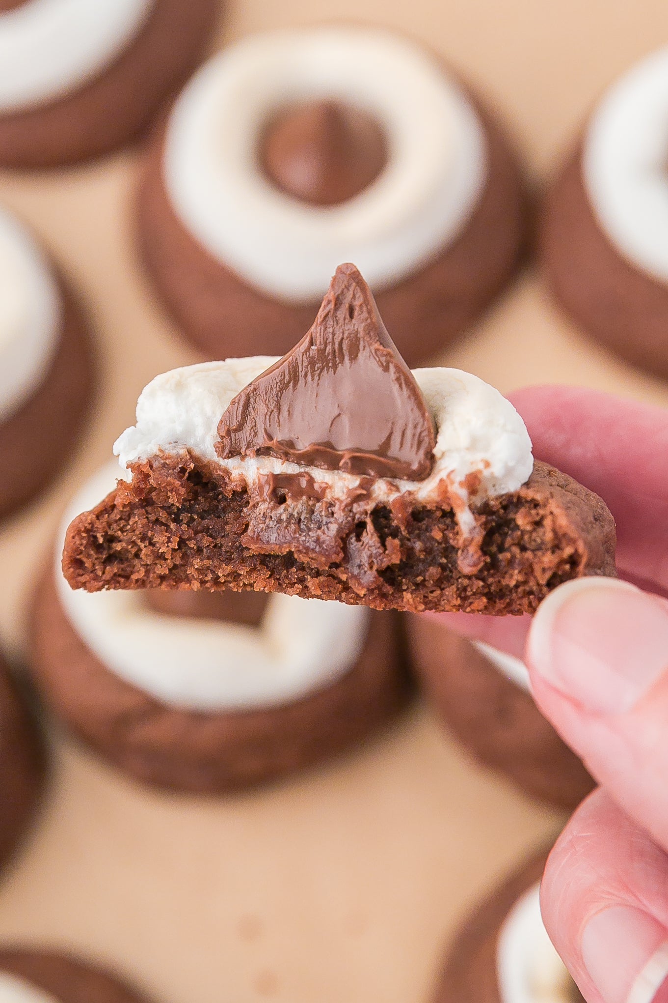 Hot Cocoa Blossom Cookies