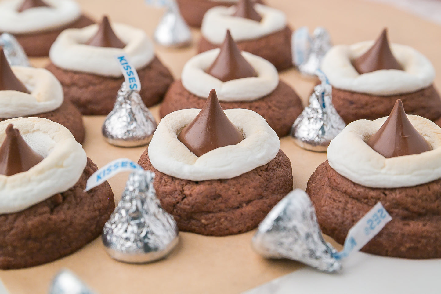 Hot Cocoa Blossom Cookies