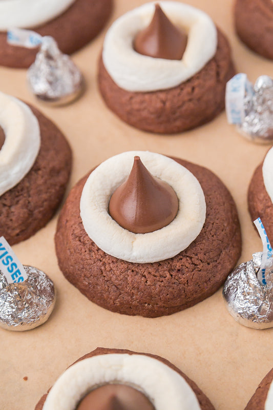 Hot Cocoa Blossom Cookies
