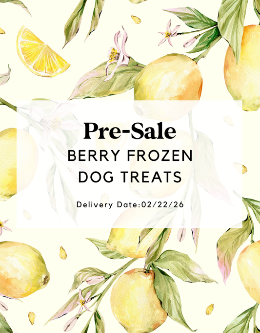 Berry Frozen dog treats (Pre-Sale)